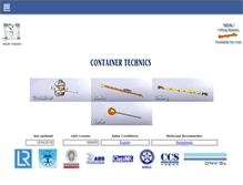 Tablet Screenshot of containertechnics.com